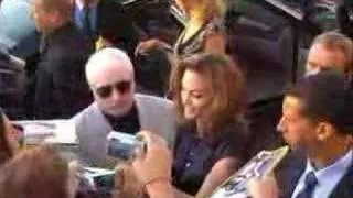 Brad Pitt and Angelina Jolie sign autographs for fans