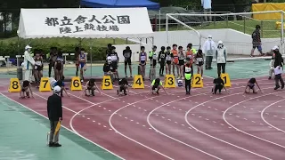 第９回足立陸上競技大会　小学５．６年生男子１００ｍ　晴仁