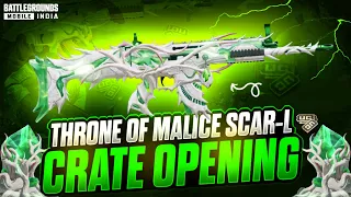😱NEW MYTHIC SCAR-L IS HERE ~ CRATE OPENING PUBG/BGMI