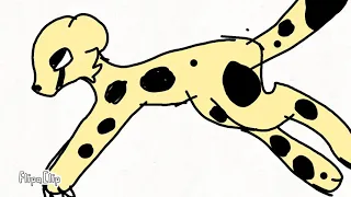 running cheetah animation
