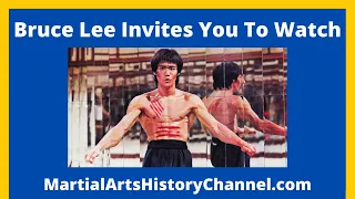 Bruce Lee Invites You to Watch This Station