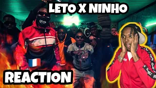 AMERICAN REACTS TO FRENCH RAP! Leto - Macaroni feat. Ninho (Clip officiel)