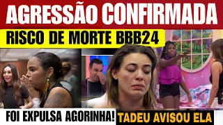 BBB 2024: PRODUÇÃO CHAMA TODOS NA SALA E TADEU APARECE COM COMUNICADO URGENTE BEATRIZ E ALANE GRITA!