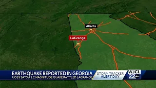 2.2 magnitude earthquake reported in Georgia