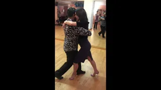 Clase de Milonga, Baldosa, Traspié, Tango argentino, Alexander Sossa y Cornelia Roy