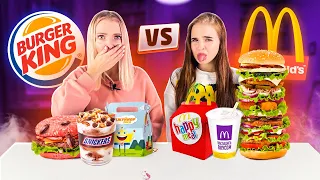 Отравились в БУРГЕР КИНГЕ?🤮 Макдональдс против Burger King/ Что лучше? Челлендж с Алиса Лисова