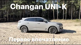 Changan UNI-K первое впечатление. Чанган юник - реальный отзыв владельца 2023 год