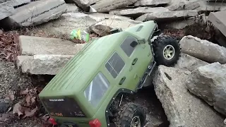 SCX6 Parking Lot Fun 1-3-2023