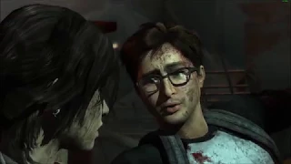 Lara Croft's goodbye kiss for Alex HD (Tomb Raider 2013)