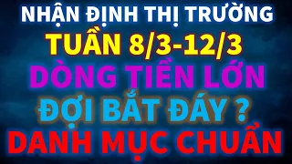 NHẬN ĐỊNH THỊ TRƯỜNG TUẦN 8/3-12/3 | DÒNG TIỀN LỚN ĐỢI BẮT ĐÁY ? TẶNG DANH MỤC | ĐẦU TƯ CHỨNG KHOÁN