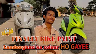 Finally Bike Paint Ho Gayee 😍 | 2018 Ki Activa Ko Kiya Modify | 2024 Vlog