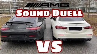 AMG GT S 4-Door vs. E53 2021 SOUND DUELL / SOUNDCHECK