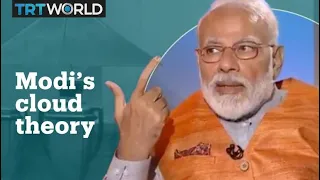 Indian PM Modi gets mocked for his cloud theory