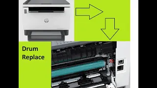 Replace the Drum in HP Laser Tank 1020w / MFP M1005w / M2606 Printers. #wearetechnical