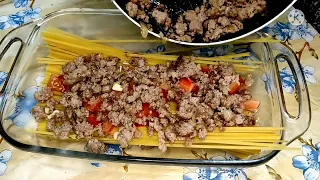 ПРОСТО ЗАПЕКАЮ СПАГЕТТИ В ДУХОВКЕ И СЕМЬЯ Довольна / быстрый и вкусный ужин