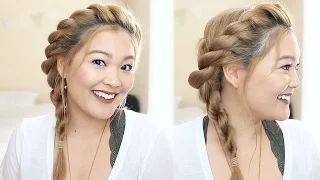 TWISTED ROPE BRAID HAIR TUTORIAL | JaaackJack