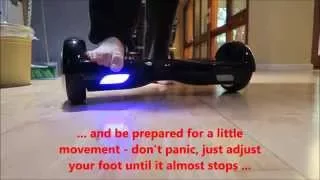 How to safely get on and off a hoverboard/mini segway/io hawk/self balancing scooter