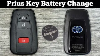 2016 - 2022 TOYOTA PRIUS Key Fob Battery Replacement - How To Change Replace Prius Remote Batteries