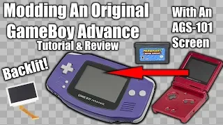 Modding A Gameboy Advance With A Backlit AGS-101 Screen - Tutorial / Review