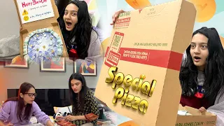 SPECIAL PIZZA GIFT FROM FATIMA 🤑 | Rabia Ki Tabiat Kharab 🤒 | Cute Fans Milny Aye ❤️