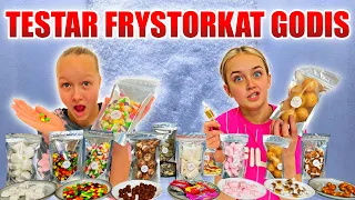 TESTAR FRYSTORKAT GODIS - Med Milla & Tyra!