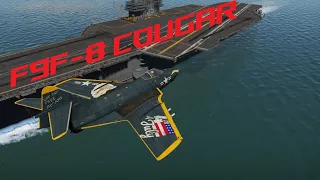 War Thunder F9F-8 Cougar Gameplay