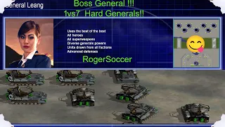 Boss General 1 vs 7 Hard Generals. (RogerSoccer)