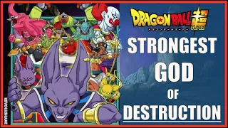 ALL Gods of Destruction POWER Levels Ranked