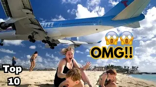 10 TERRIFYING Plane Landing Approaches