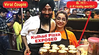 *REALITY CHECK* Is this kulhad pizza 🍕 really 🤔 worth in 147 rs. ?  | Food vlog | Namaste Raghav