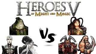 Heroes of Might and Magic V: Necropolis vs Fortress
