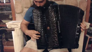 SCANAIRVIAB - All Black Scandalli Air VI Piano Accordion LMMH 41 120 $12999