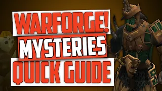 Runescape - ALL Warforge! Mysteries! HOW TO GET IMCANDO MATTOCK! Quick Guide!