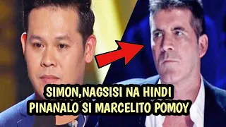 MARCELITO POMOY, PINAGSISIHAN NI SIMON NA HINDI SIYA PINANALO SA AMERICA'S GOT TALENT THE CHAMPIONS