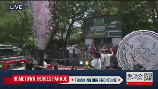 Live Look Along Hometown Heroes Parade