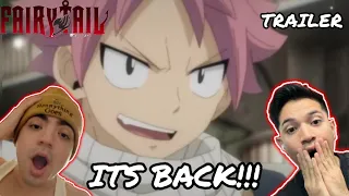 NATSU IS COMING BACK!!! | Fairy Tail: 100 Years Quest - Official Teaser Trailer | REACTION