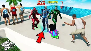 GTA 5 : Franklin Shinchan & Pinchan Stealing All Ironman Suits in GTA 5 House Upgrade