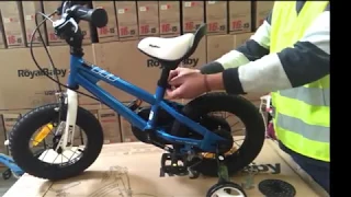 How to Assemble RoyalBaby Bikes (95% Assembled Bikes!)