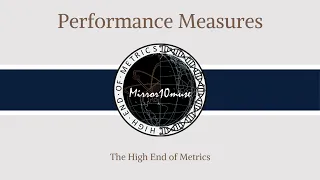Metric Measures Take Your Performance to the Next Level