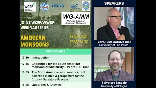 Joint WCRP/WWRP CLIVAR/GEWEX-Monsoons Panel’s Webinar on American Monsoons (24.4.2024)