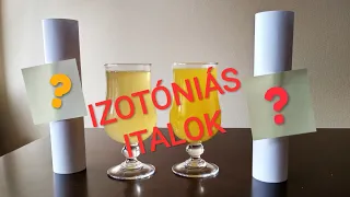 Izotóniás ital összehasonlítás -Variációk egy témára