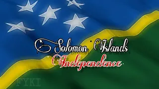Independence of Solomon Islands (7th July, 1978) #solomonislands #independence #britain