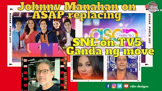 Johnny Manahan reaction on ASAP replacing SNL on TV5