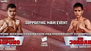 Pernando Tagpuno Vs Ken Jordan PBF Championship.ZC KING Promotion Midas Hotel 6/1/24 #fullfight