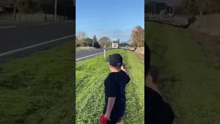 kids wants truck driver to honk his horn