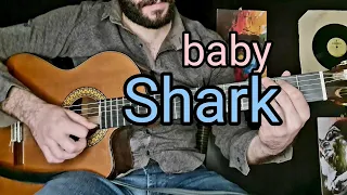 baby shark - in 2 mins - Guitar - Tutorial