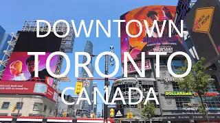 2023 Downtown Toronto Canada 4K  Walking Tour (Yonge street; Queen;Bloor;Dundas;Spadina)