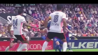 Valencia 2 - 3 Barcelona All Goals and Full Highlights HD (22.10.2016)