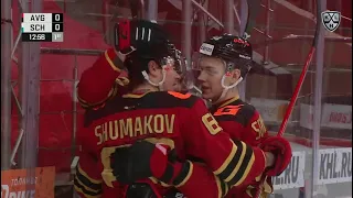 Semenov sets up Khokhlachyov for huge goal