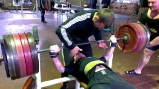 Chuprynko Ivan 260kg   Bench Press